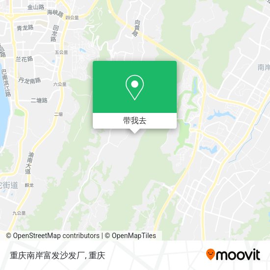 重庆南岸富发沙发厂地图