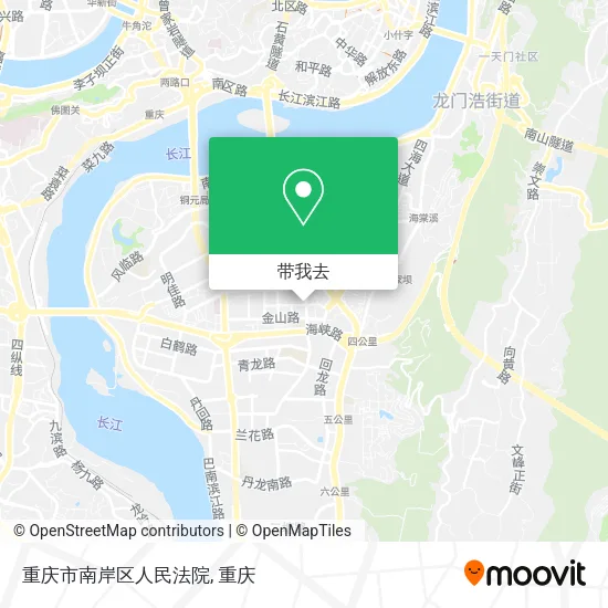 重庆市南岸区人民法院地图