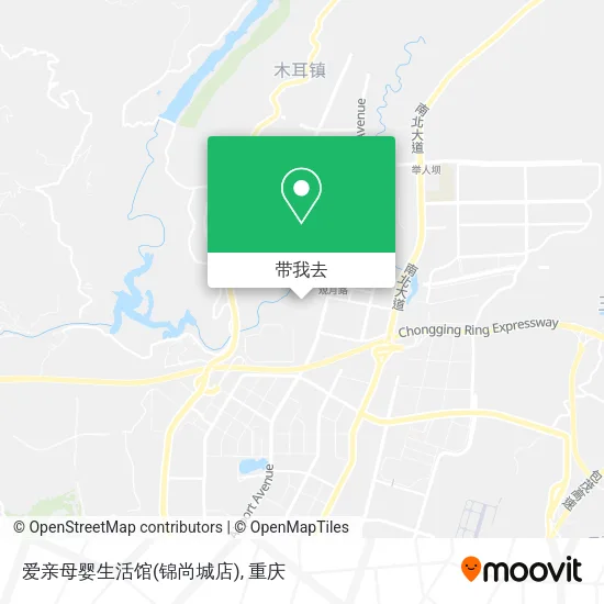 爱亲母婴生活馆(锦尚城店)地图