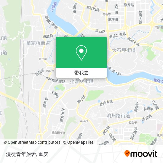 漫徒青年旅舍地图