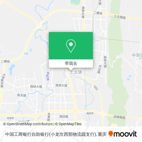 中国工商银行自助银行(小龙坎西部物流园支行)地图