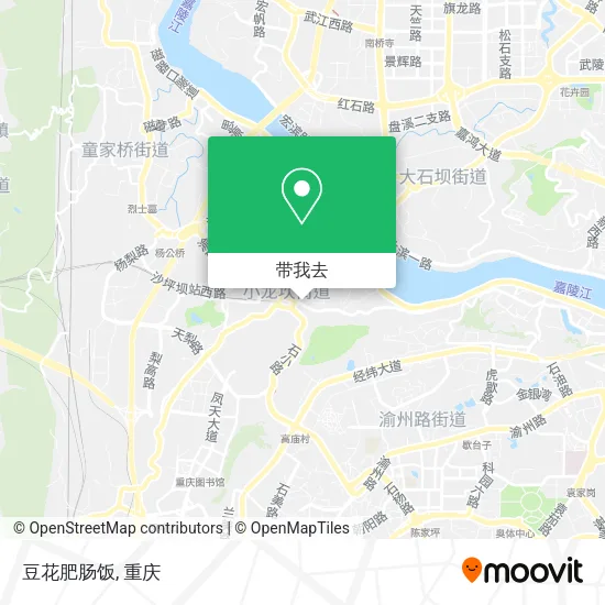 豆花肥肠饭地图