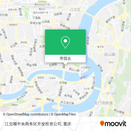 江北嘴中央商务区开发投资公司地图