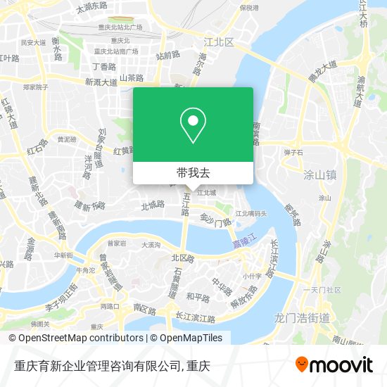 重庆育新企业管理咨询有限公司地图