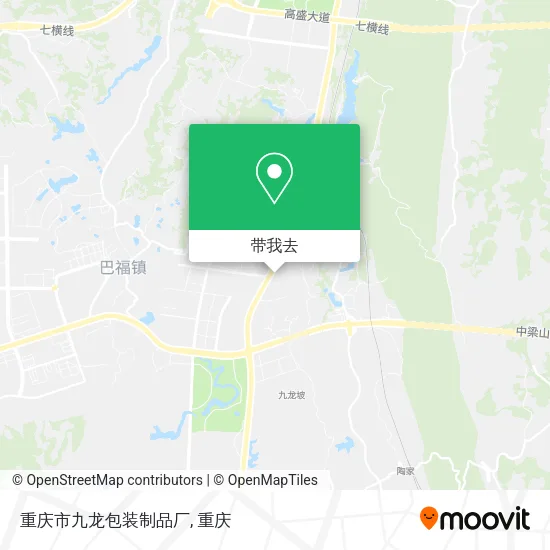 重庆市九龙包装制品厂地图