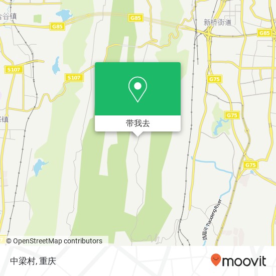 中梁村地图