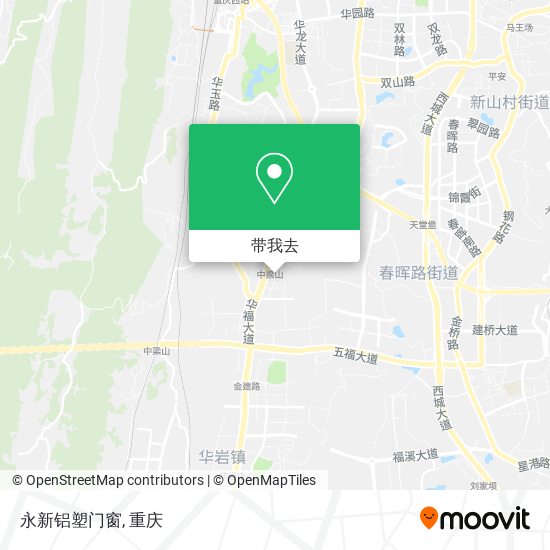 永新铝塑门窗地图