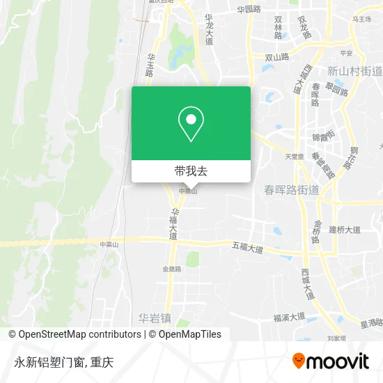 永新铝塑门窗地图