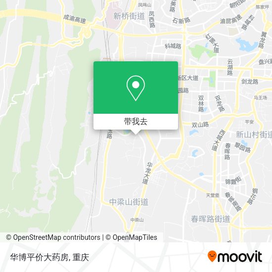 华博平价大药房地图