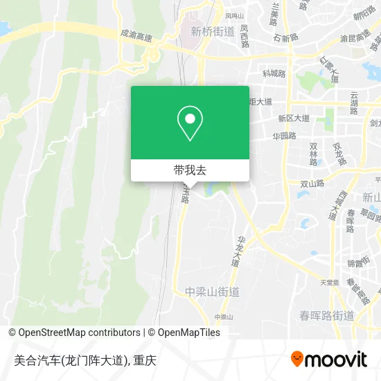 美合汽车(龙门阵大道)地图