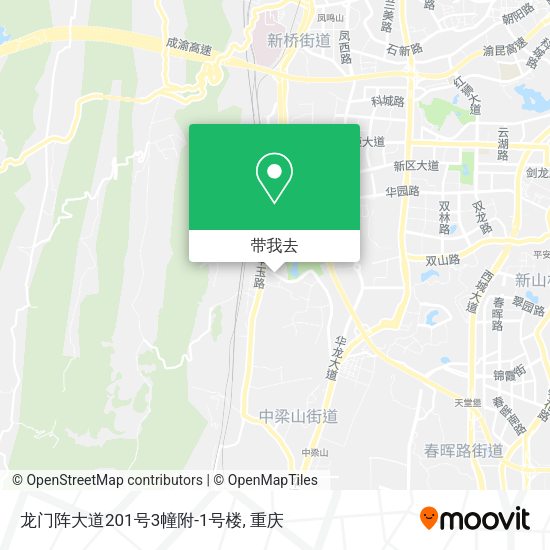 龙门阵大道201号3幢附-1号楼地图