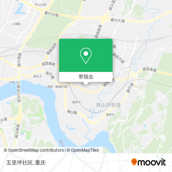 五里坪社区地图