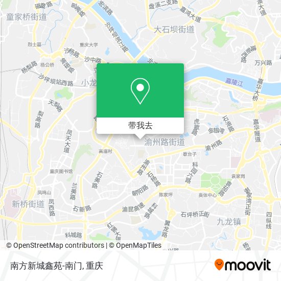 南方新城鑫苑-南门地图