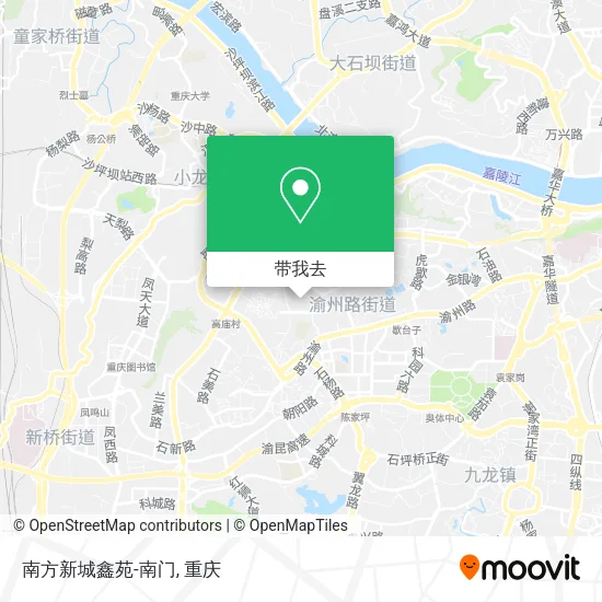 南方新城鑫苑-南门地图