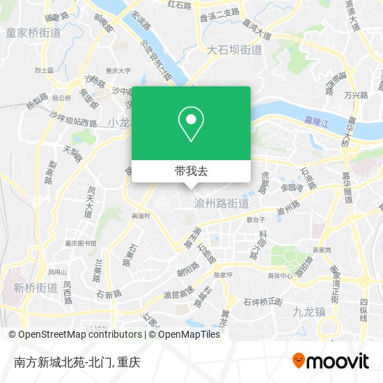 南方新城北苑-北门地图