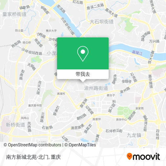 南方新城北苑-北门地图