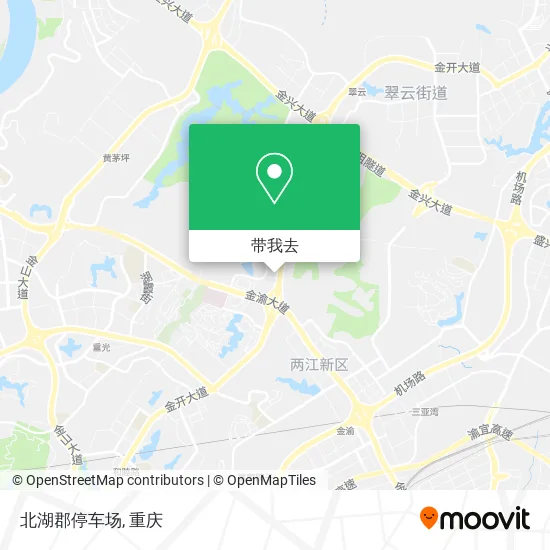 北湖郡停车场地图