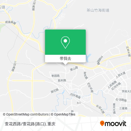 萱花西路/萱花路(路口)地图