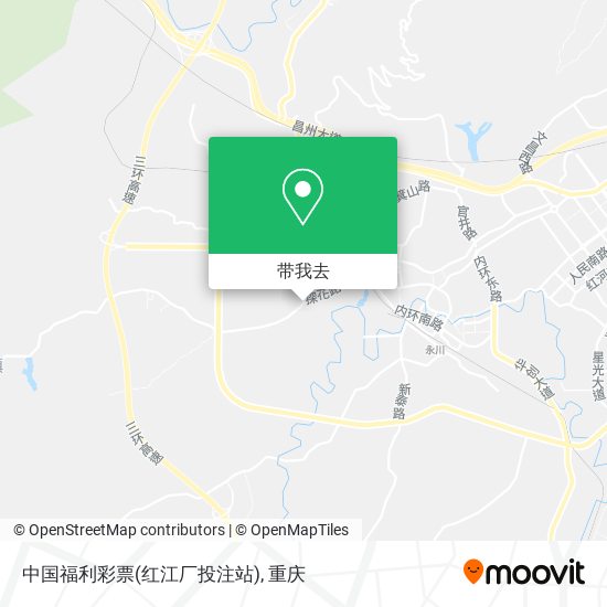 中国福利彩票(红江厂投注站)地图
