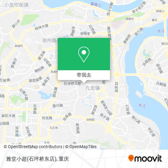 雅堂小超(石坪桥东店)地图