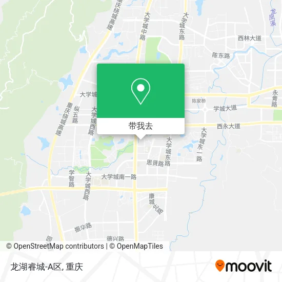龙湖睿城-A区地图