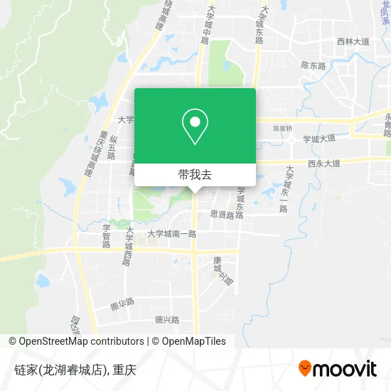 链家(龙湖睿城店)地图