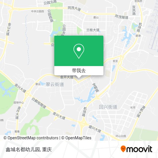 鑫城名都幼儿园地图