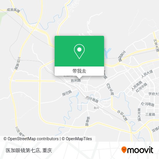 医加眼镜第七店地图