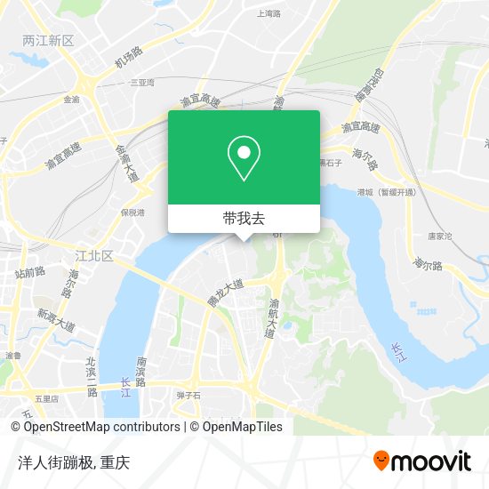 洋人街蹦极地图