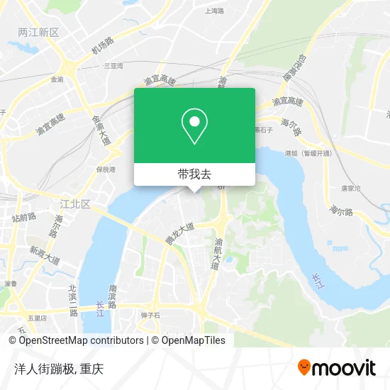 洋人街蹦极地图