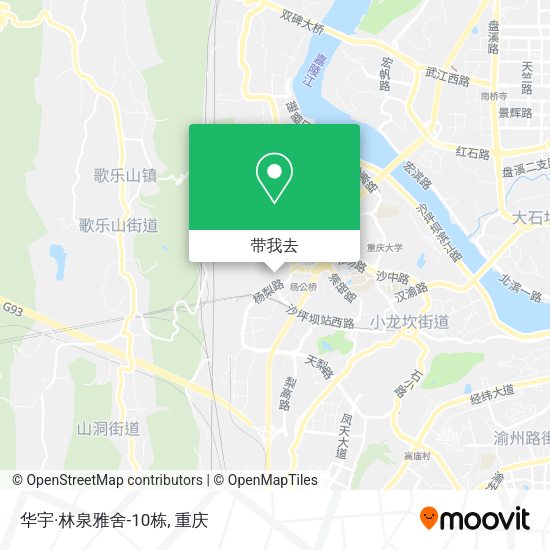 华宇·林泉雅舍-10栋地图