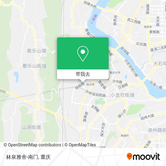林泉雅舍-南门地图