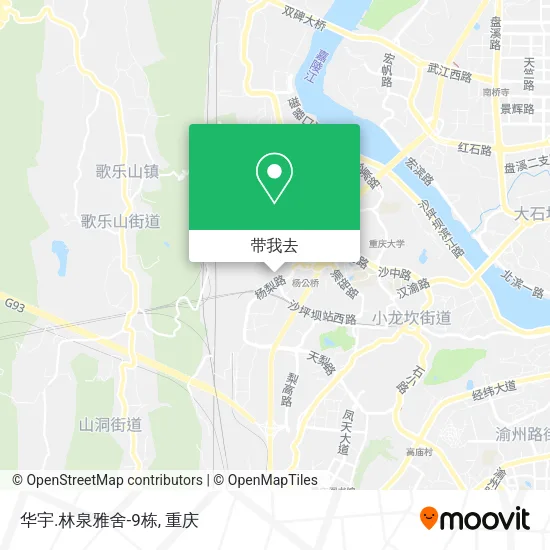 华宇.林泉雅舍-9栋地图