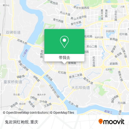 鬼岩洞红袍馆地图