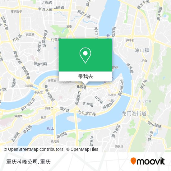 重庆科峰公司地图