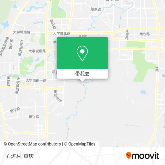 石滩村地图