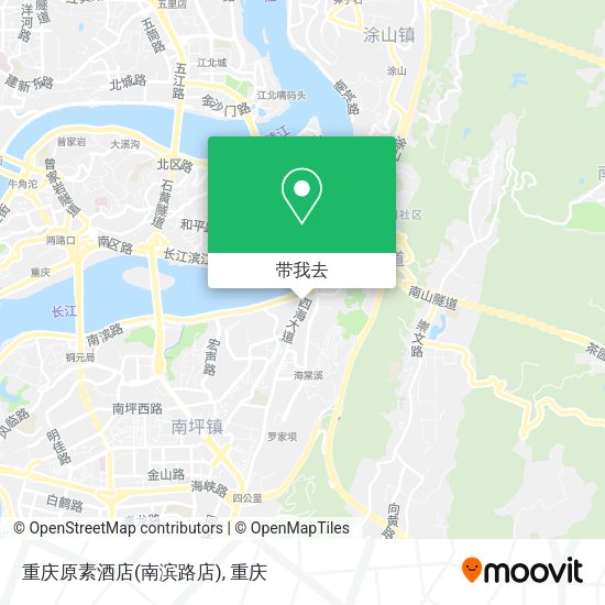 重庆原素酒店(南滨路店)地图