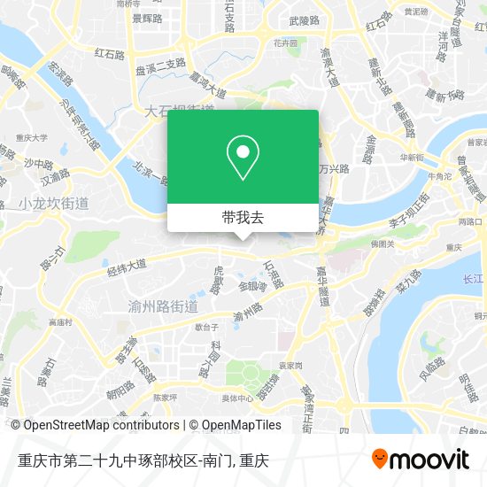 重庆市第二十九中琢部校区-南门地图