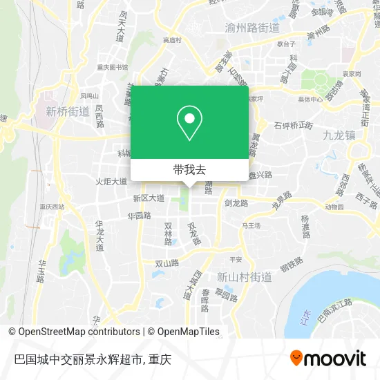 巴国城中交丽景永辉超市地图