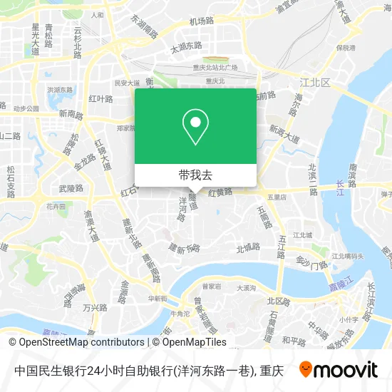 中国民生银行24小时自助银行(洋河东路一巷)地图