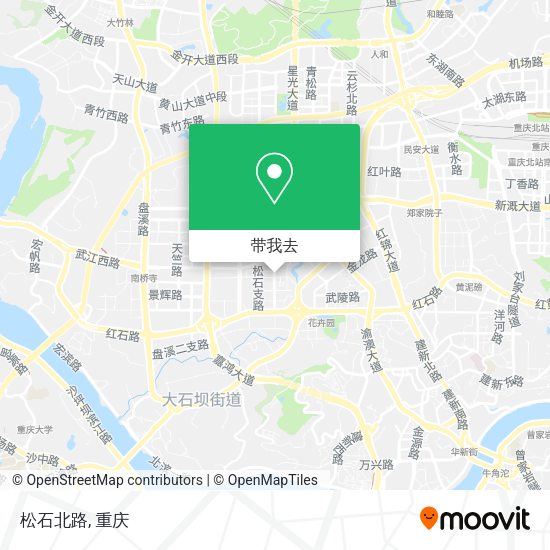 松石北路地图