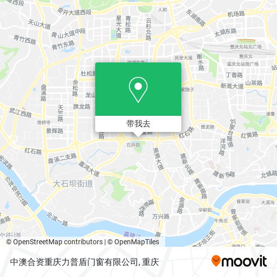 中澳合资重庆力普盾门窗有限公司地图