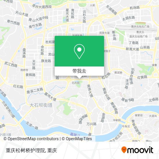 重庆松树桥护理院地图