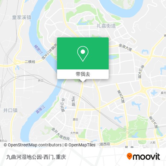 九曲河湿地公园-西门地图