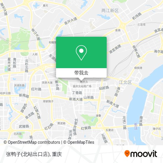 张鸭子(北站出口店)地图