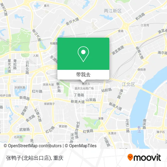 张鸭子(北站出口店)地图