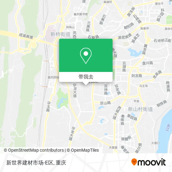 新世界建材市场-E区地图