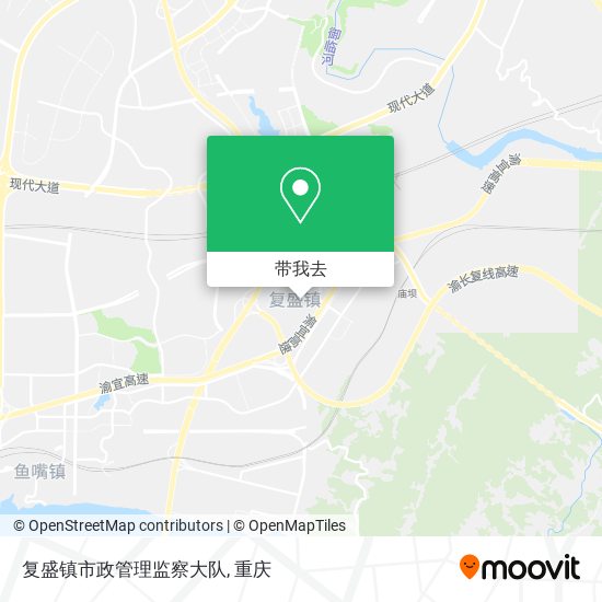 复盛镇市政管理监察大队地图