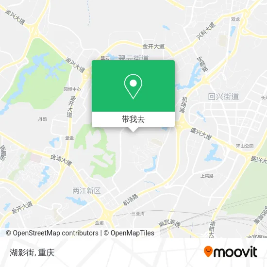湖影街地图
