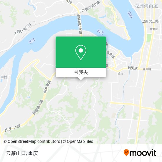 云篆山日地图